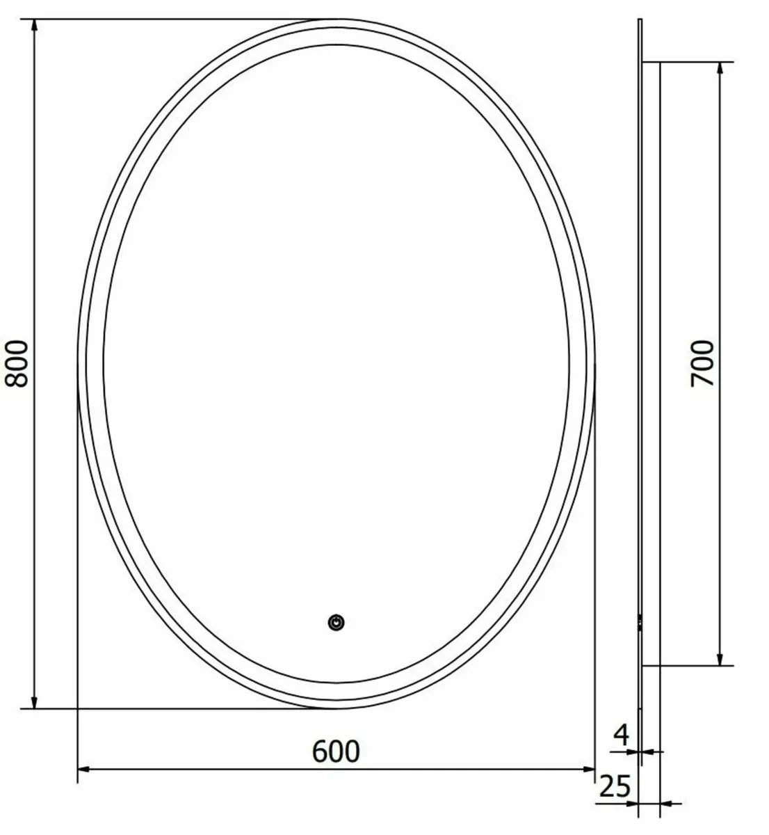 LED Bathroom Mirror - Image 3