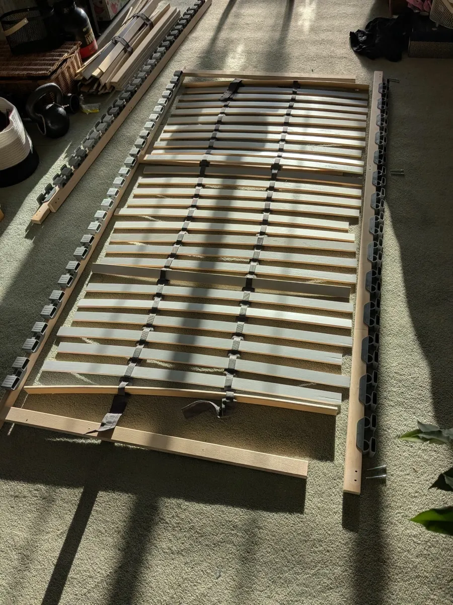 Slatted bed base - 90x200cm - Image 3