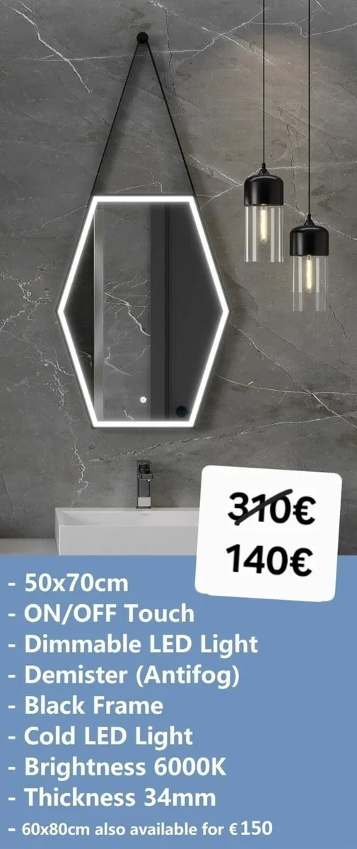 LED Bathroom Mirror - Image 1