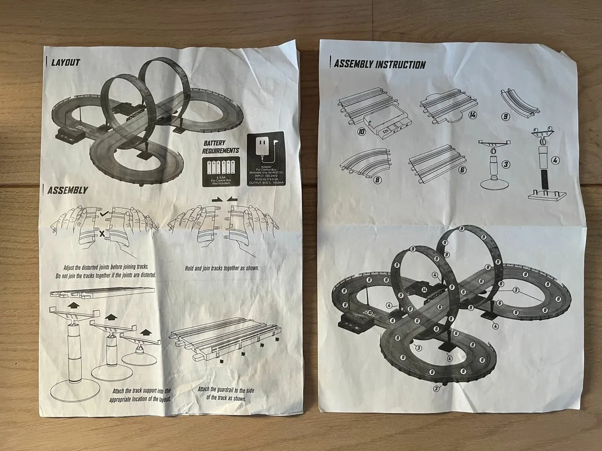 Hot Wheels Electric Slot Car Track Set - Image 3