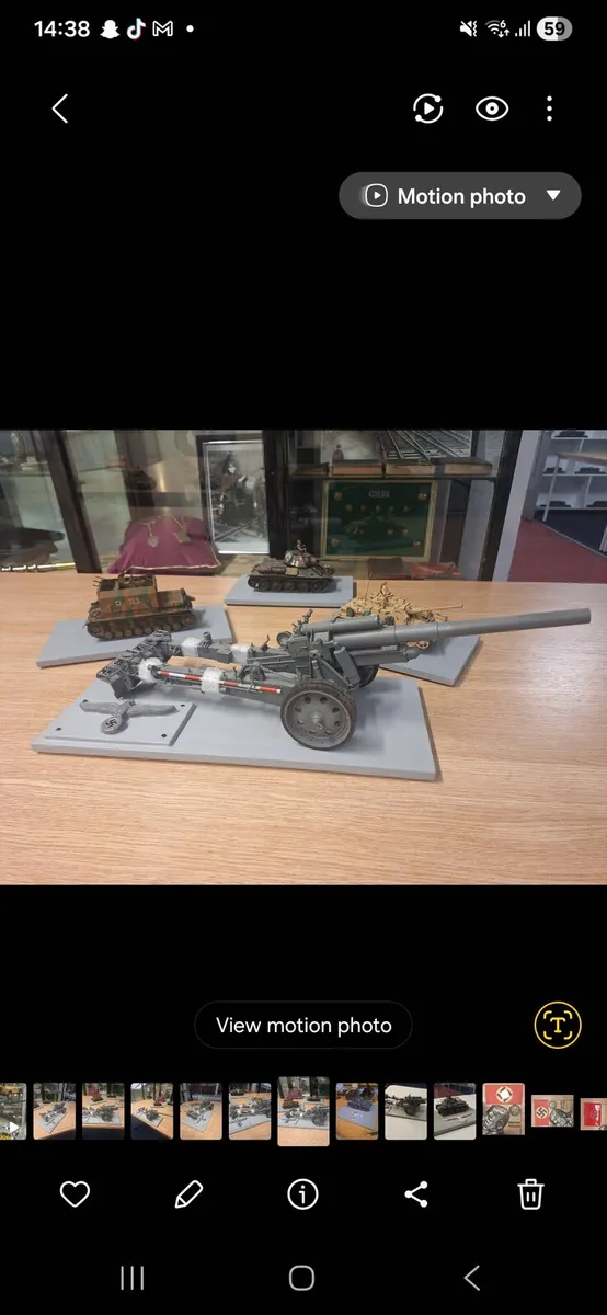 German WW2 howitzer model - Image 4