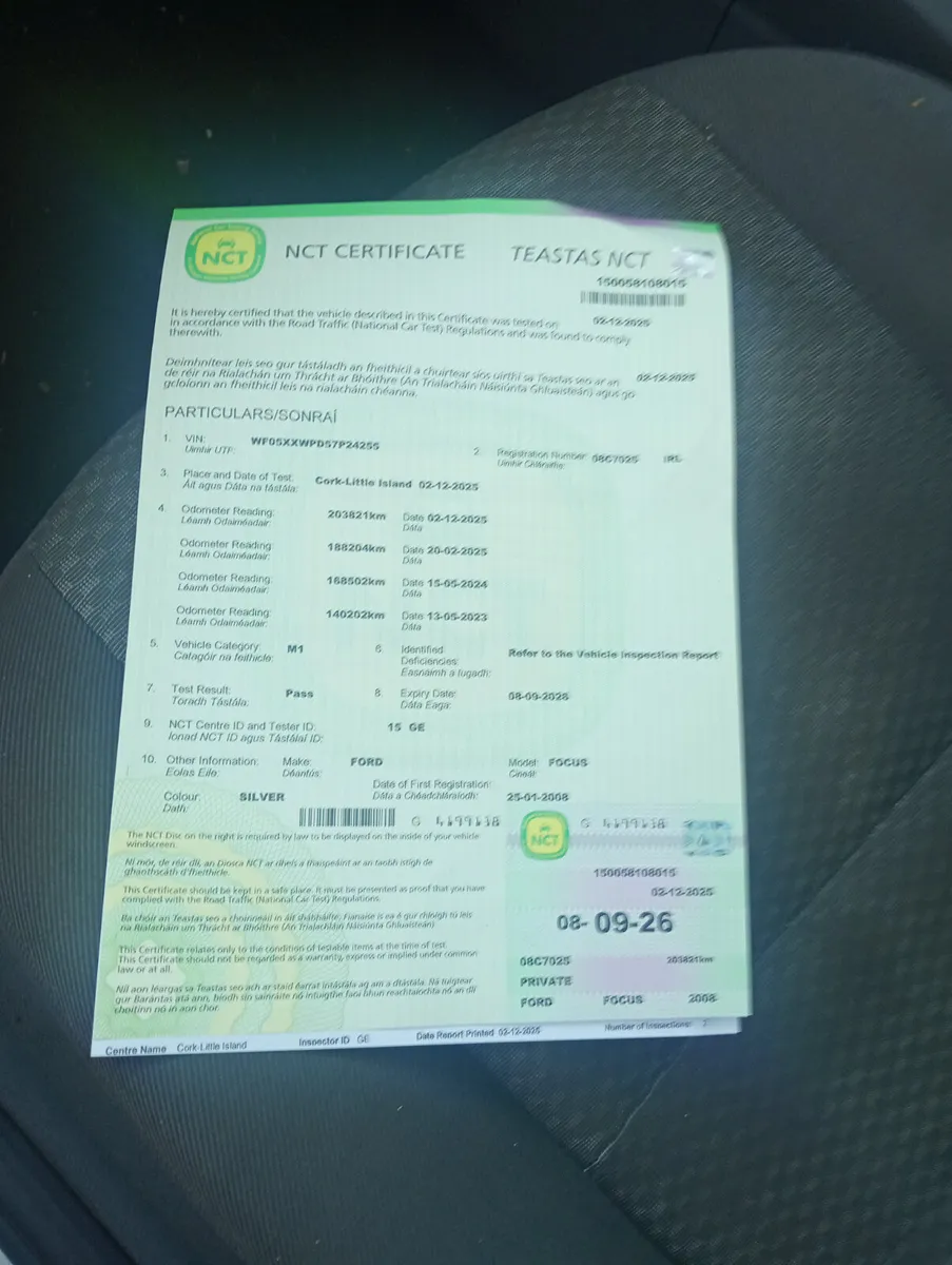 Ford Focus 2008 1.4 petrol - Image 2