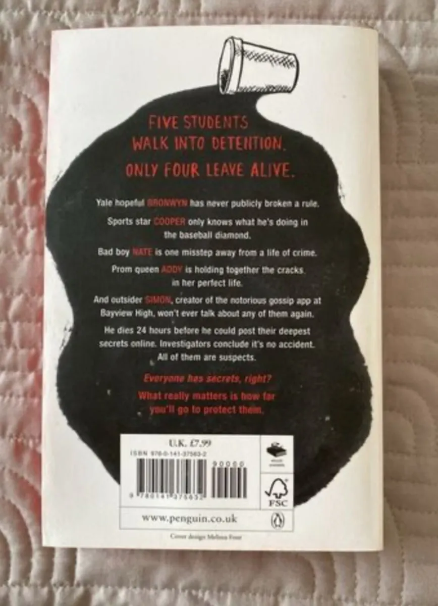 Book - Karen McManus - One of Us is Lying - Image 2