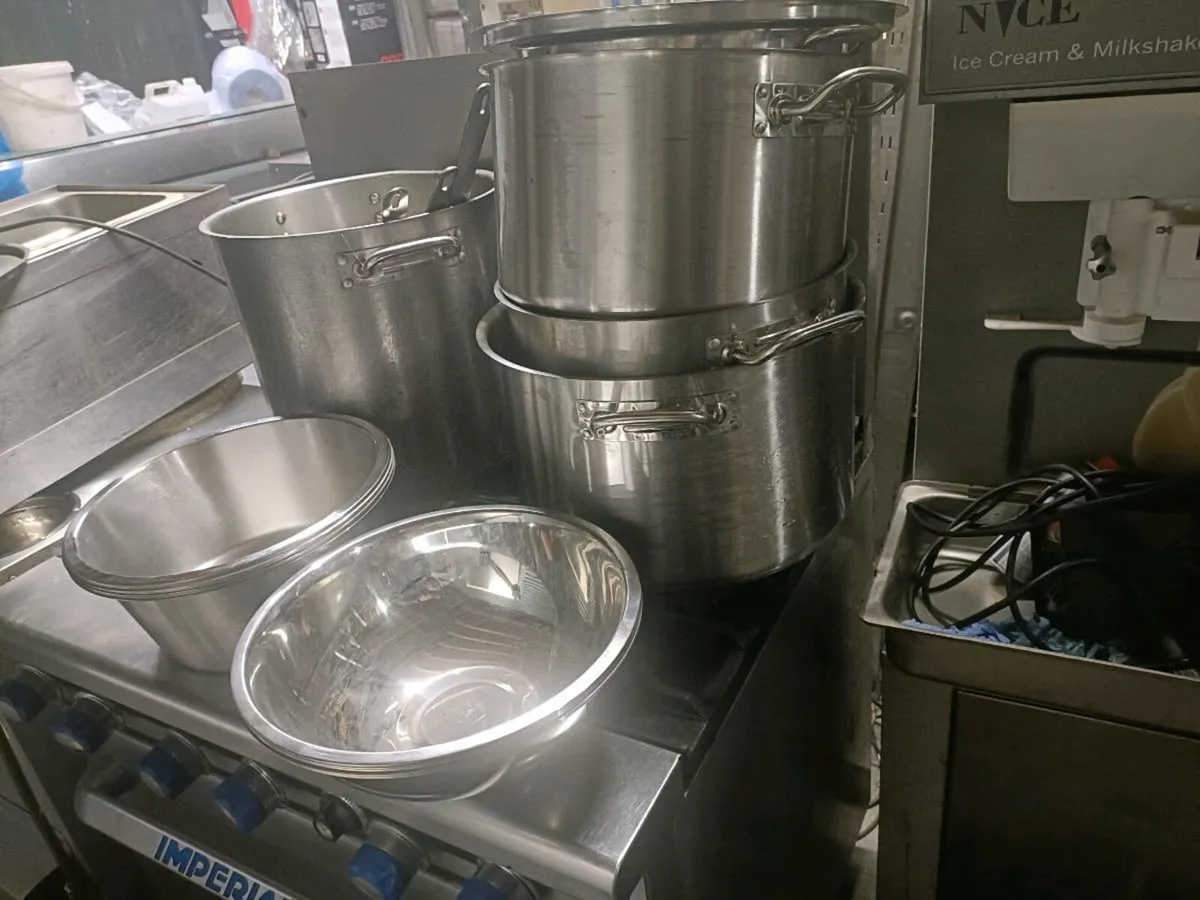 Stainless steel Pots and pans new & used - Image 3
