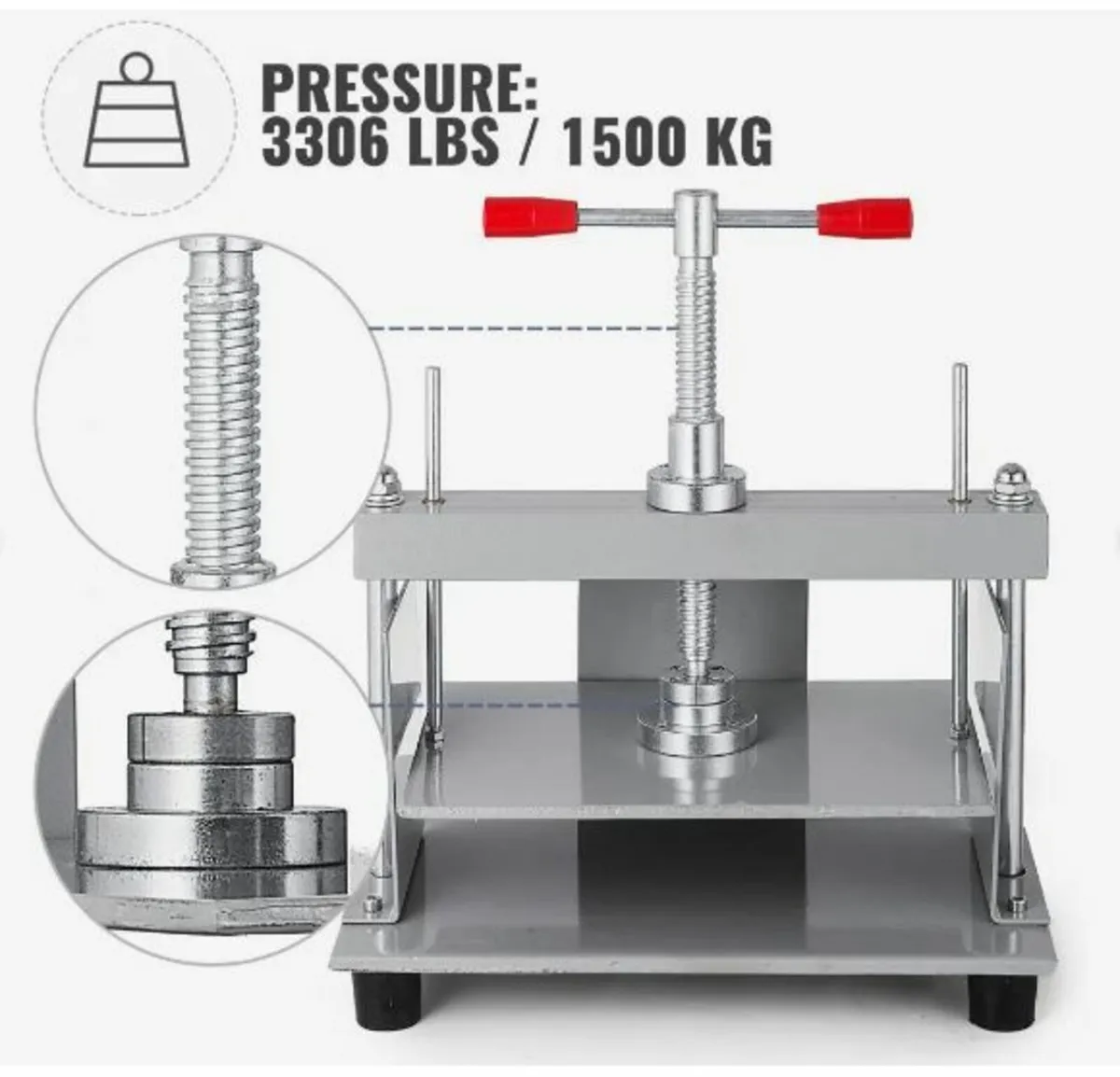 Manual Paper Press Machine, 12x8.6 inch - Image 4