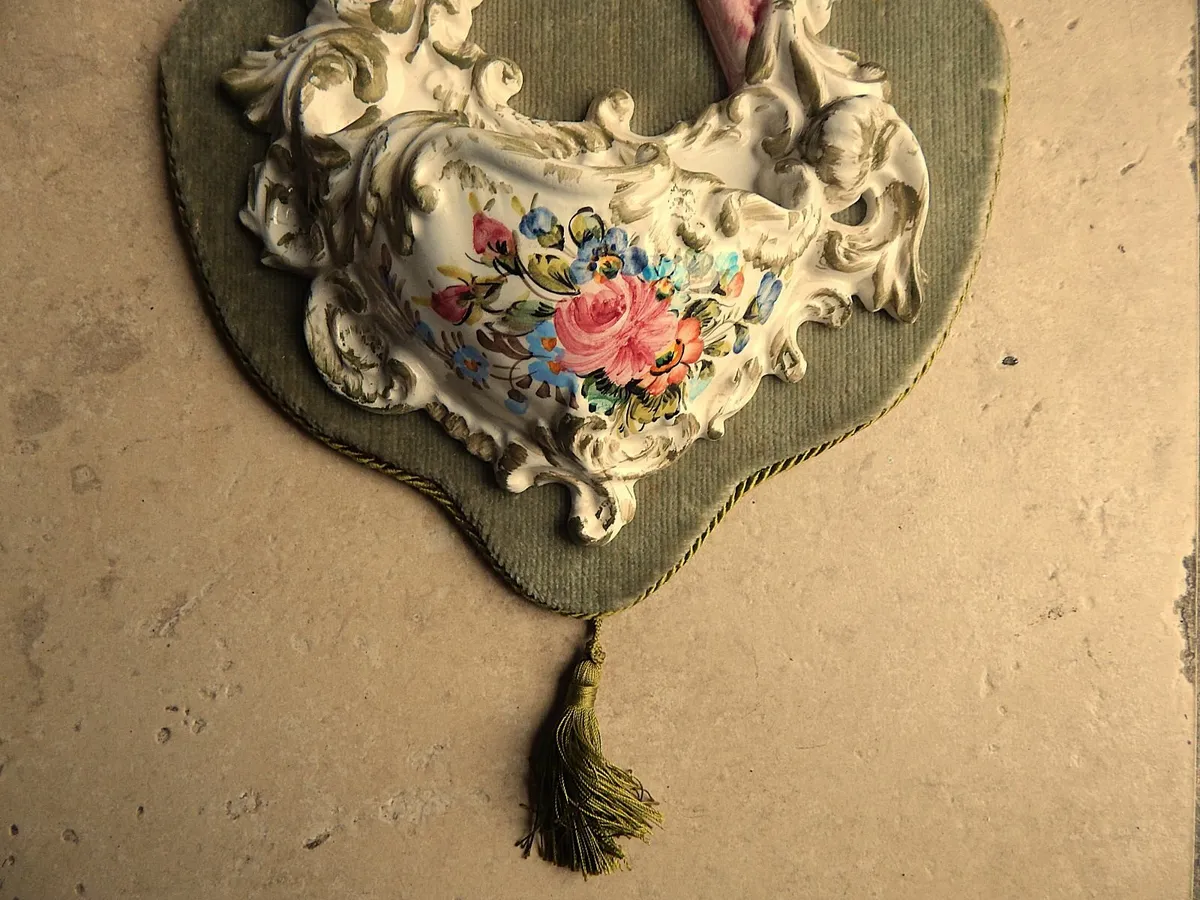 Ceramic Water Font on Velvet Background - Image 2