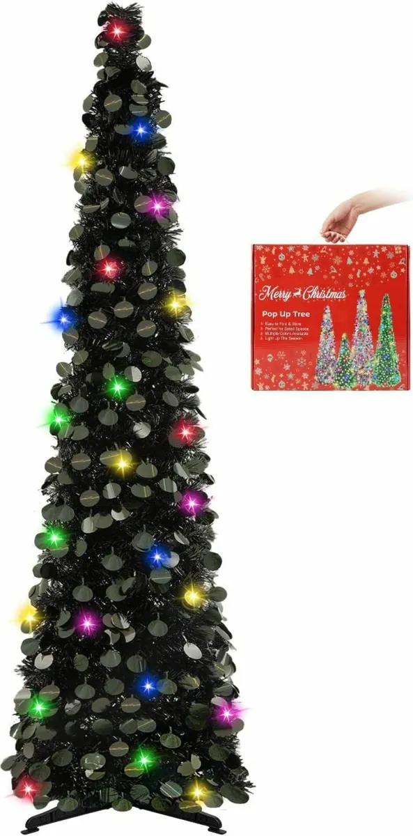 Christmas Tree, 5ft Collapsible Pop Up home office - Image 3