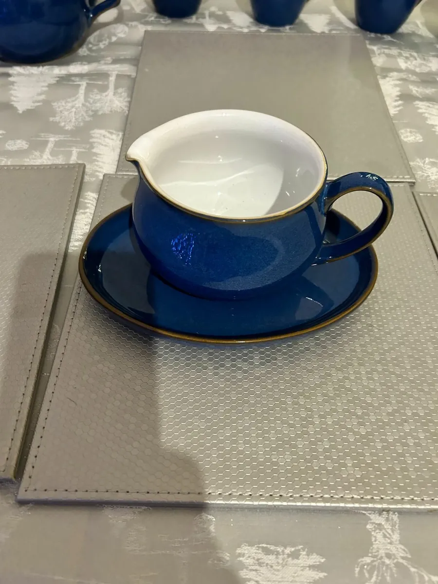Denby Gravy jug and saucer - Image 1