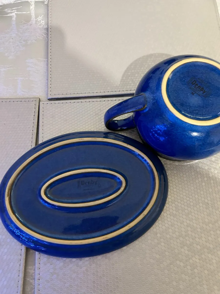 Denby Gravy jug and saucer - Image 3