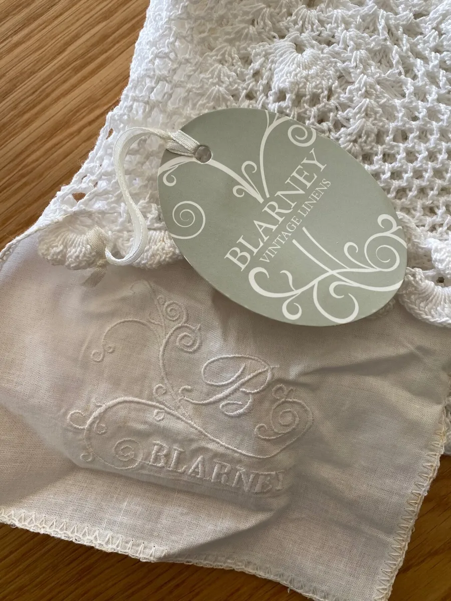 Circular Tablecloth - Blarney Vintage Linen unused - Image 2