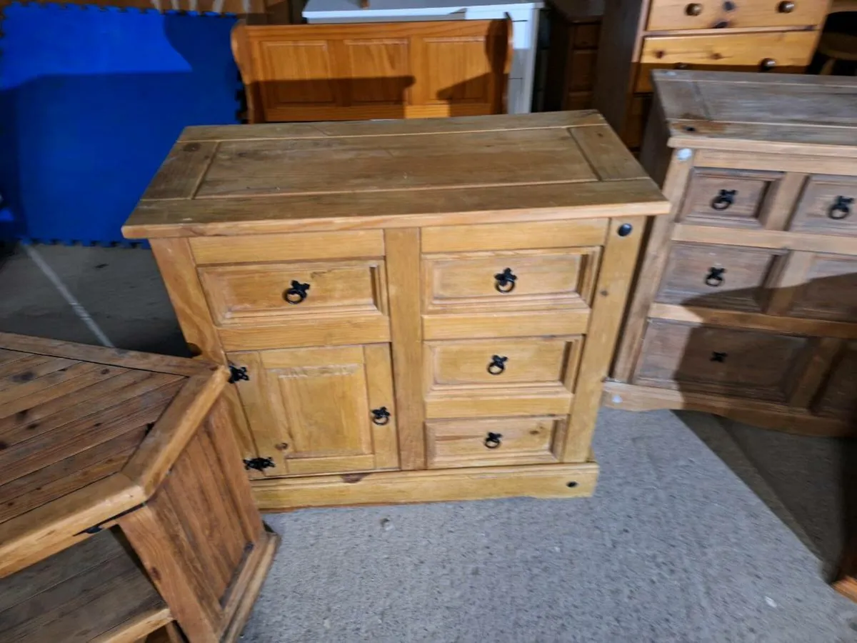 Mexican pine unit with drawers (DELIVERY) - Image 1