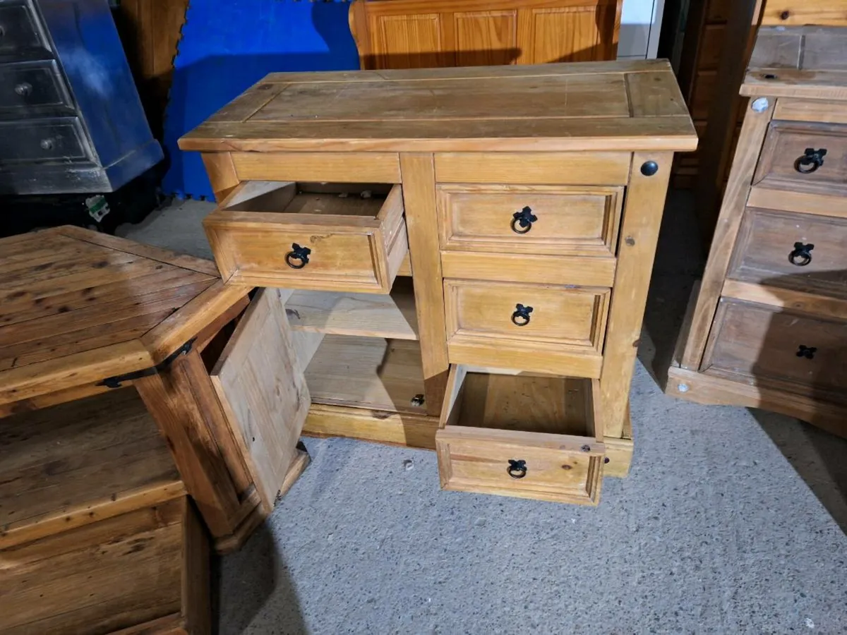 Mexican pine unit with drawers (DELIVERY) - Image 2
