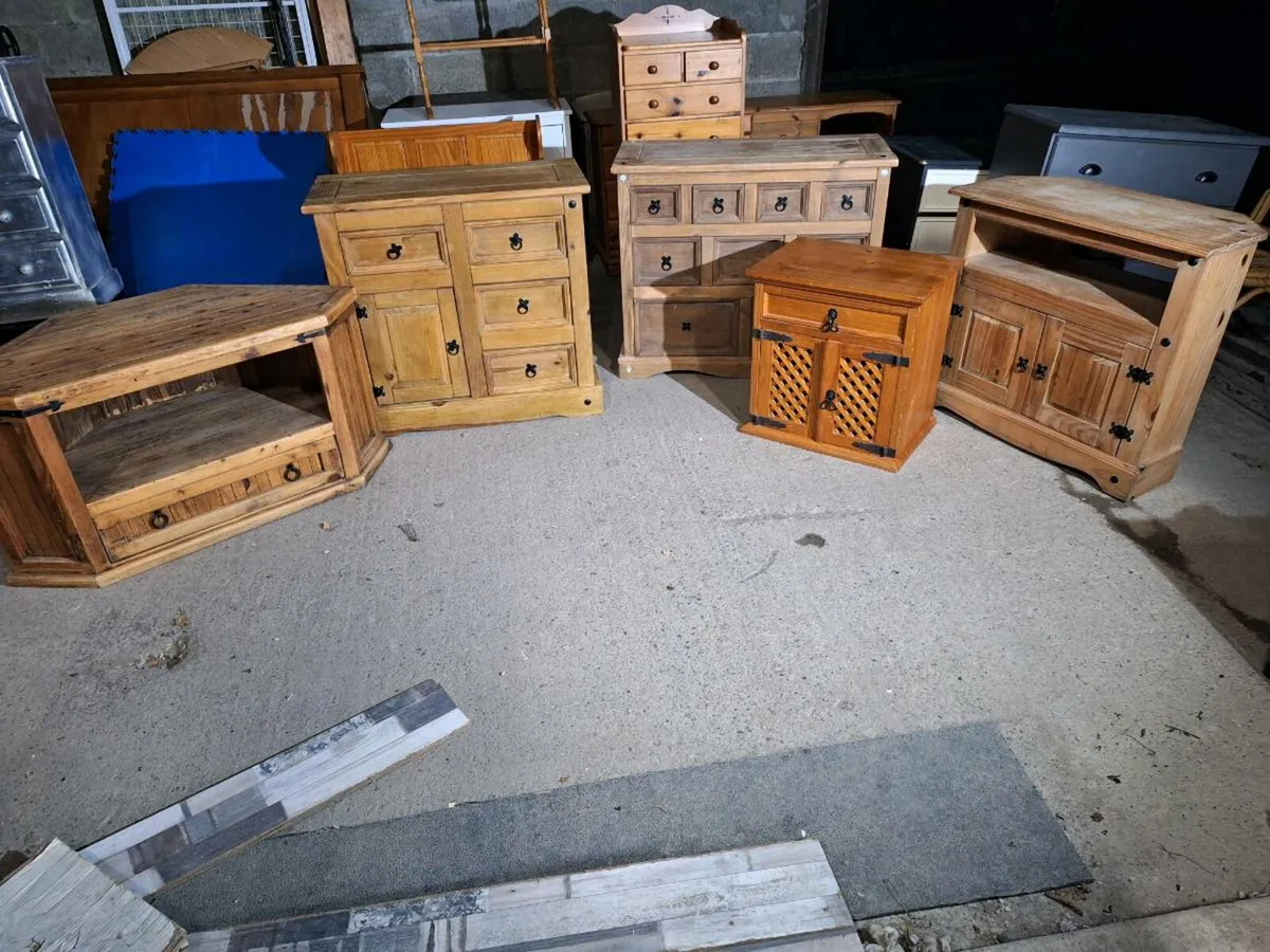 Mexican pine unit with drawers (DELIVERY) - Image 3