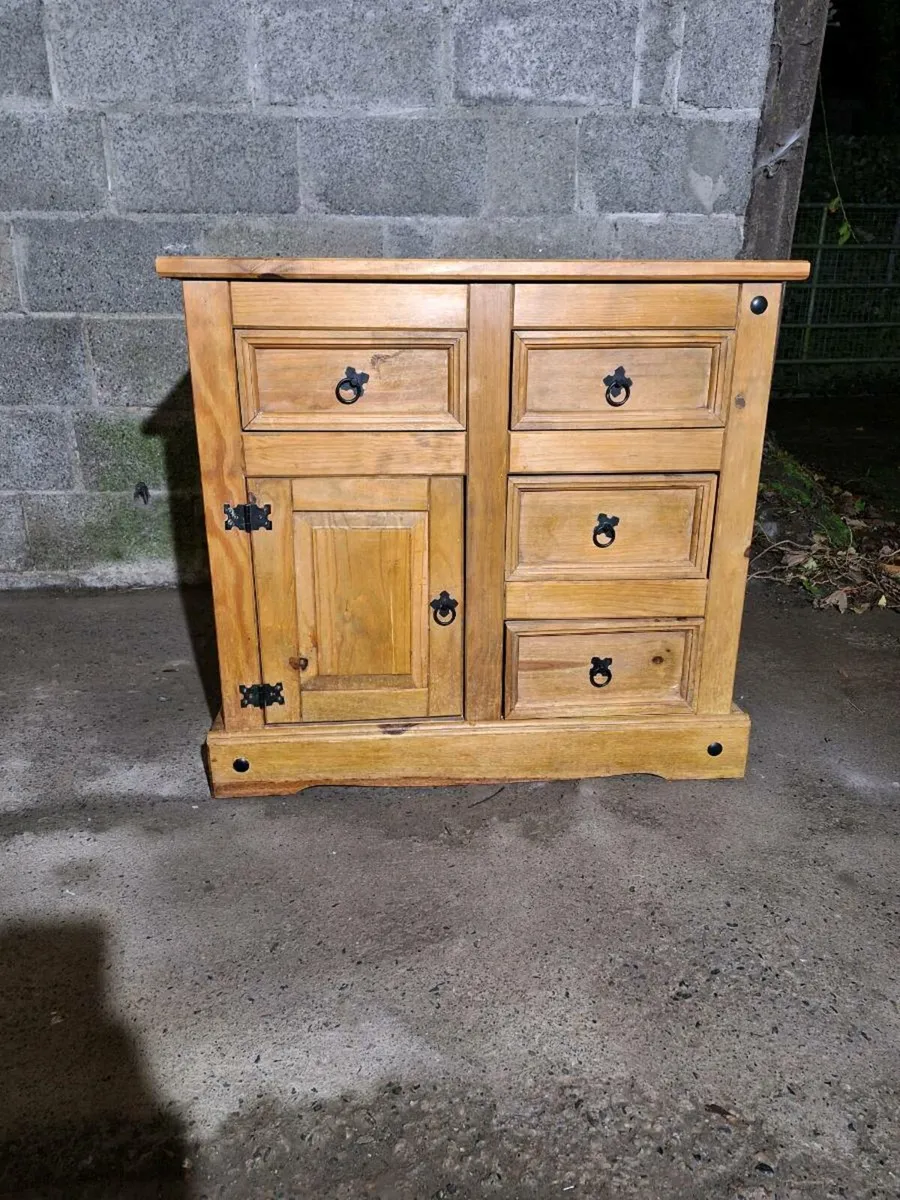 Mexican pine unit with drawers (DELIVERY) - Image 4