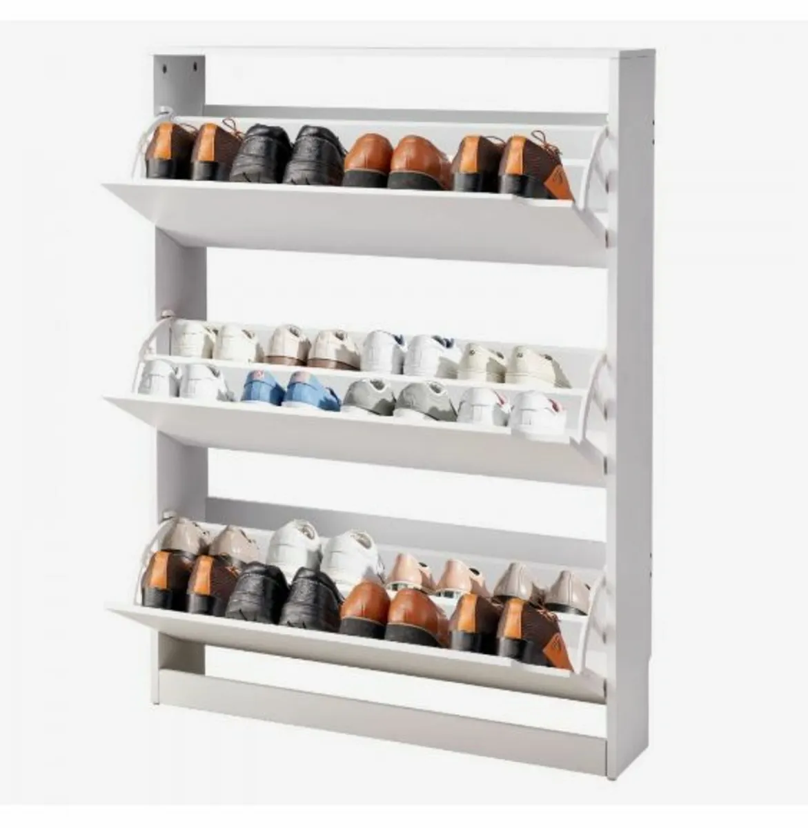 Shoe Cabinet with 3 Flip Drawers - Image 1