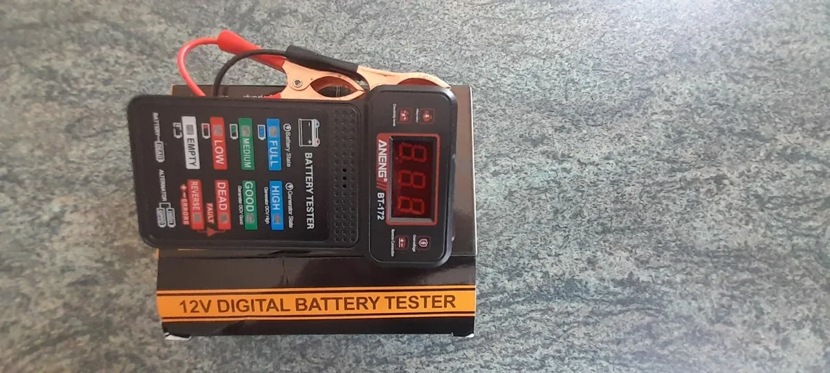 12V Multifunctional Battery Testers LED Reverse Di - Image 2