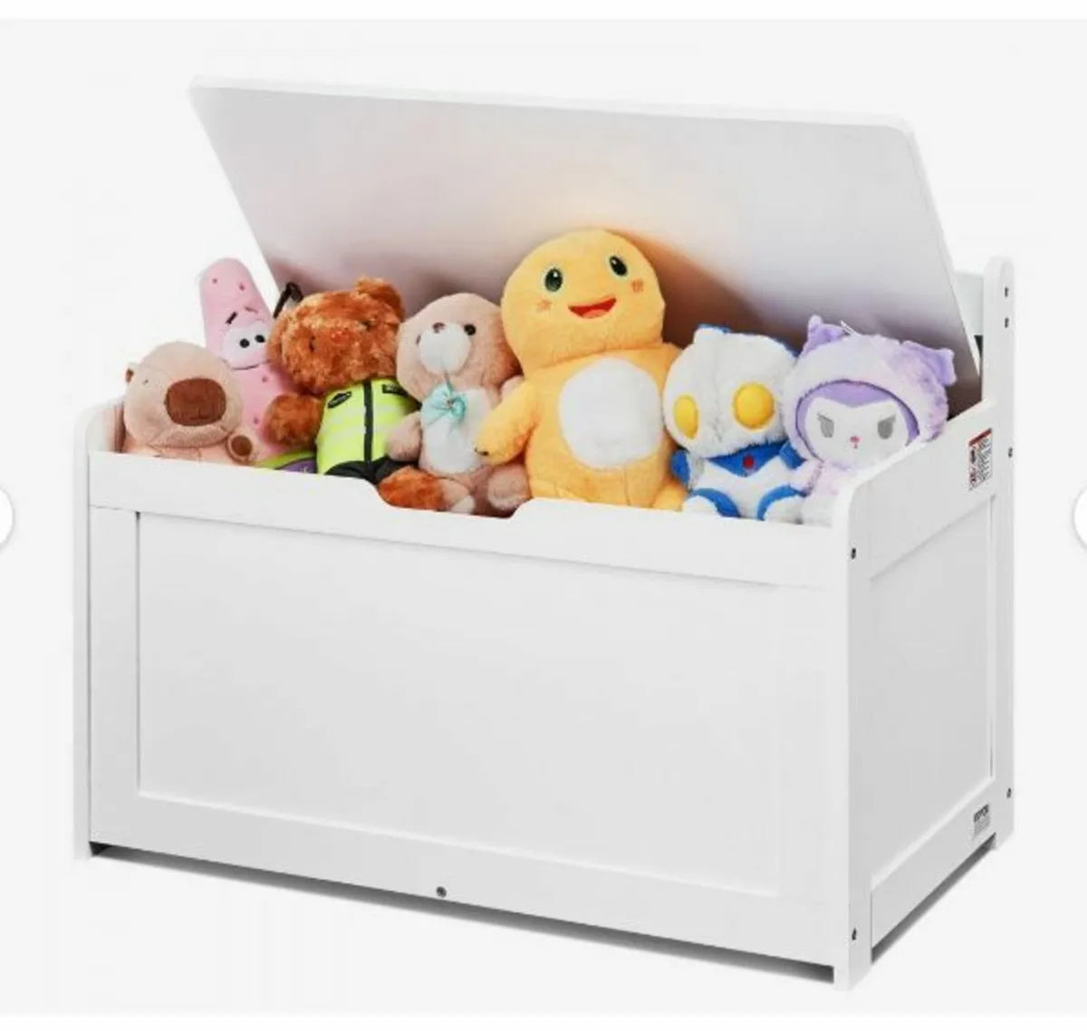 Wooden Toy Chest for Kids, Toddler Toy Storage - Image 1