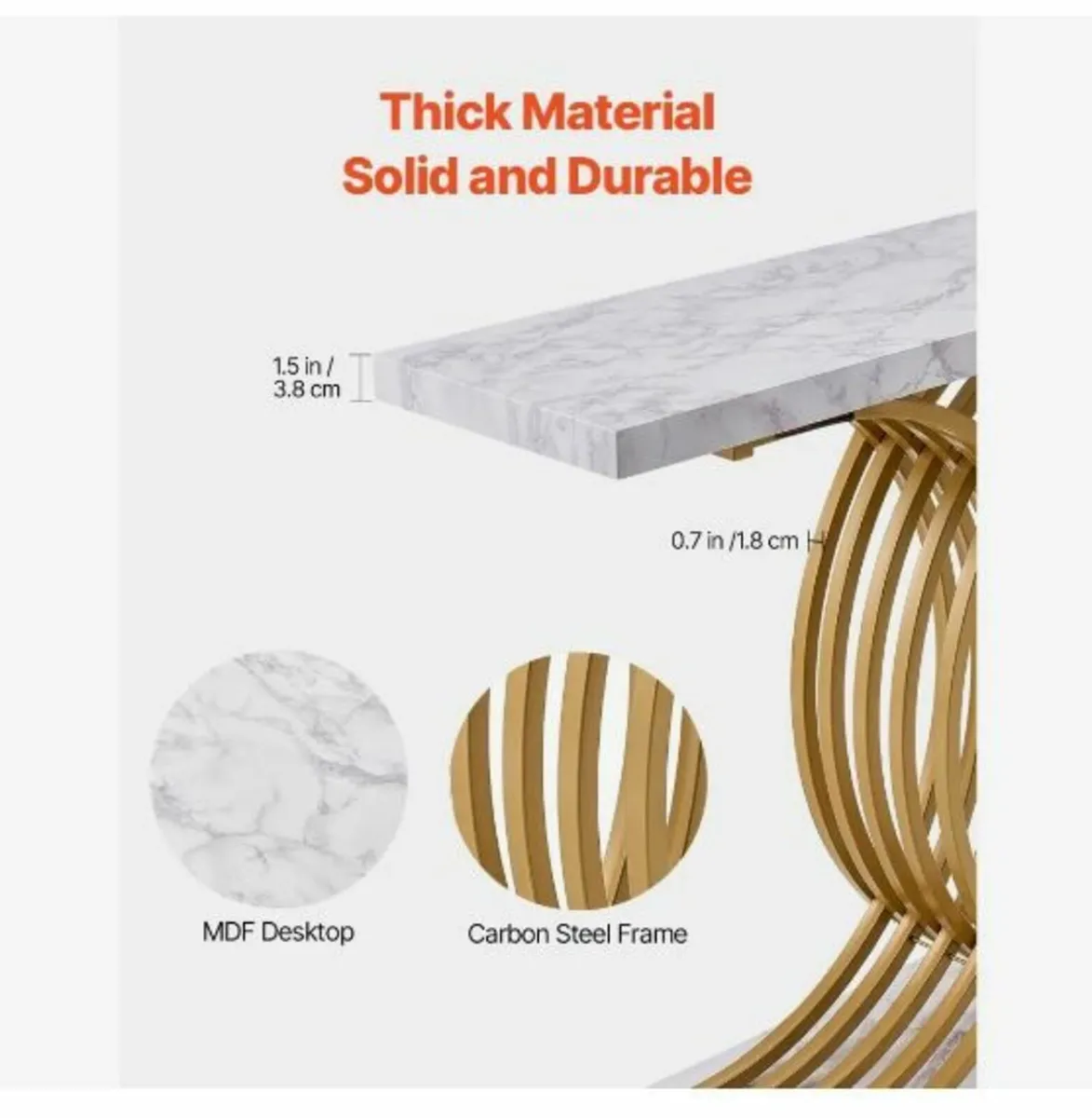 Narrow Console Sofa Table - Image 4