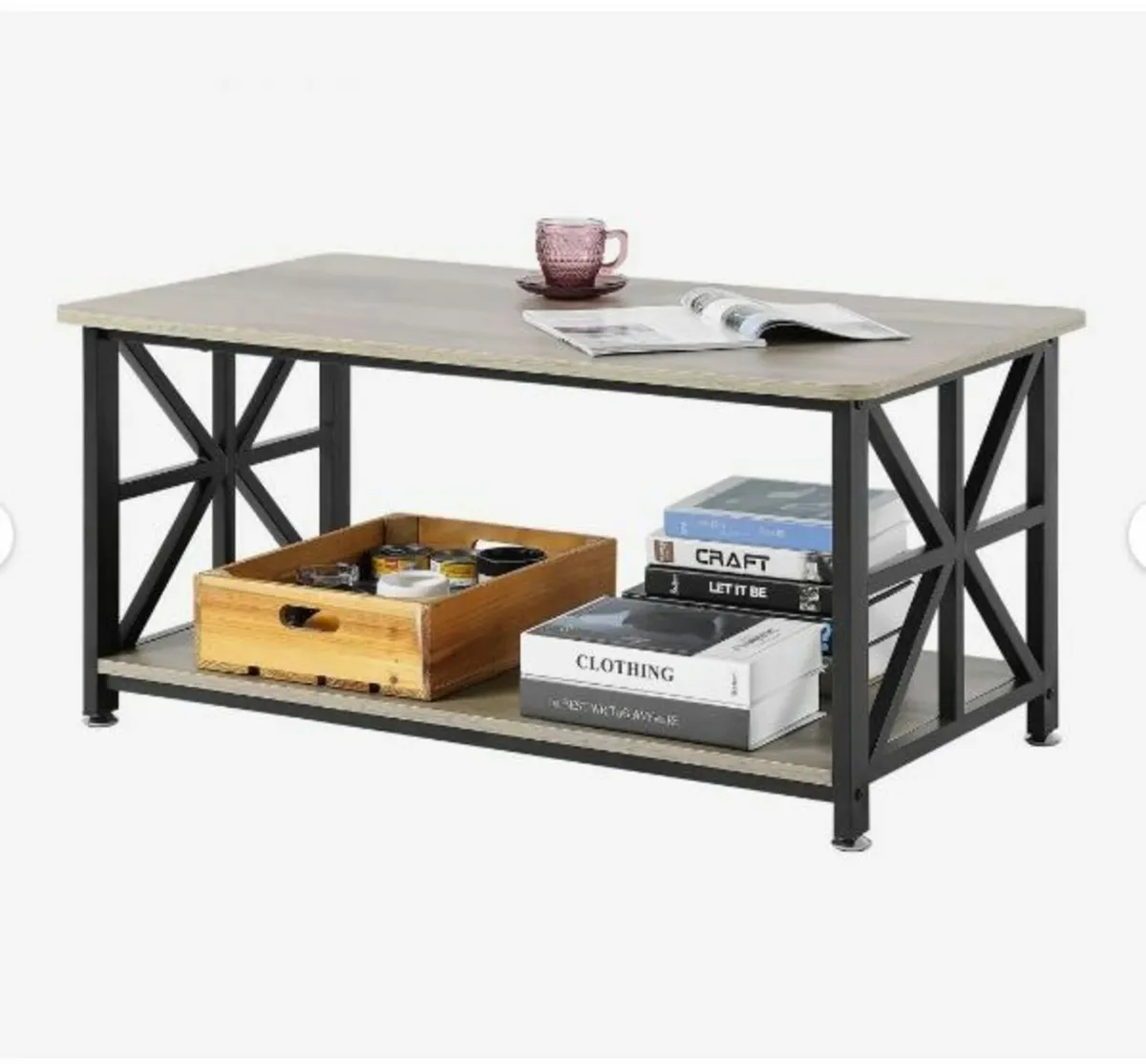 40" Farmhouse Coffee Table - Image 1
