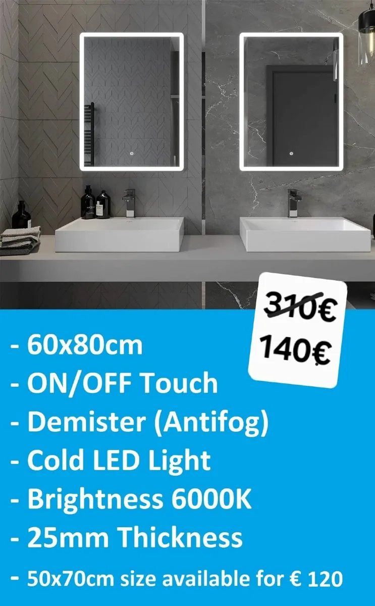 LED Bathroom Mirror - Image 2