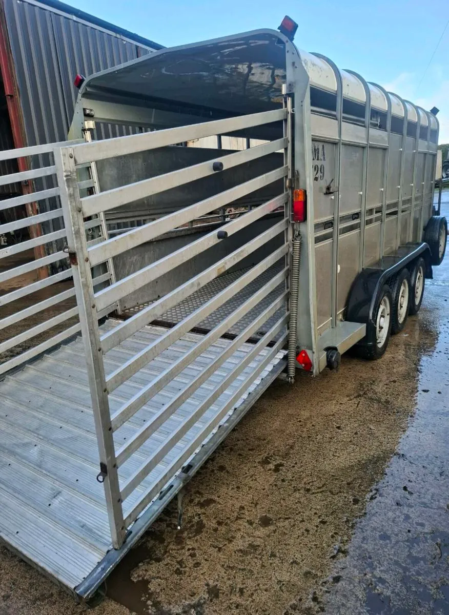 Cattle trailer 14x6 fully serviced new brakes - Image 1