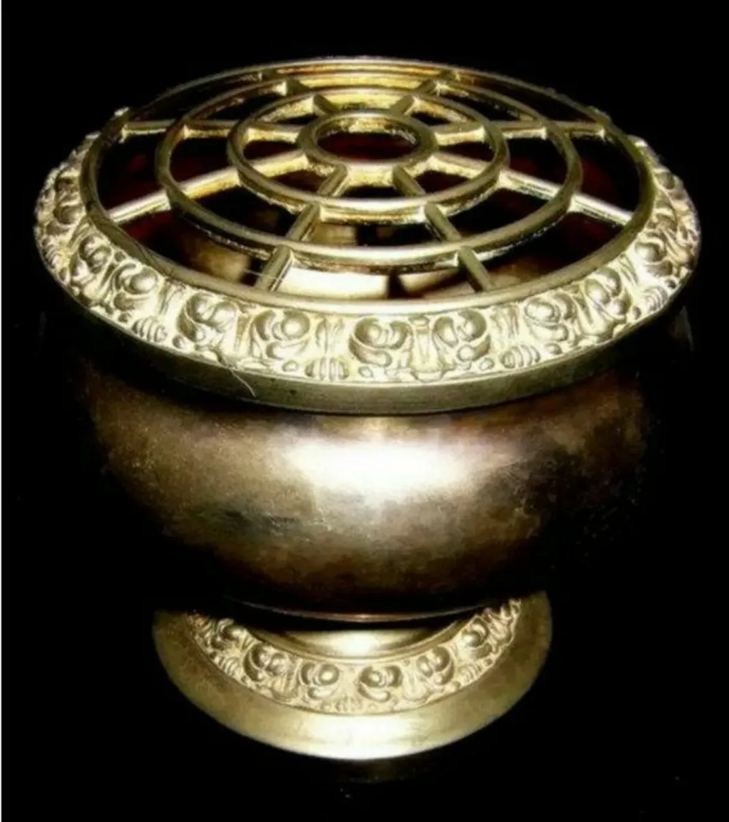 Vintage EPNS Silver Rose Bowl - Image 4