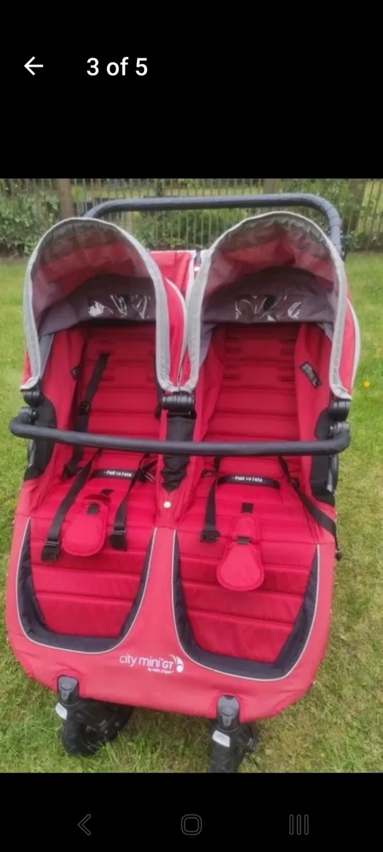 Baby joggr minnie double buggy - Image 4