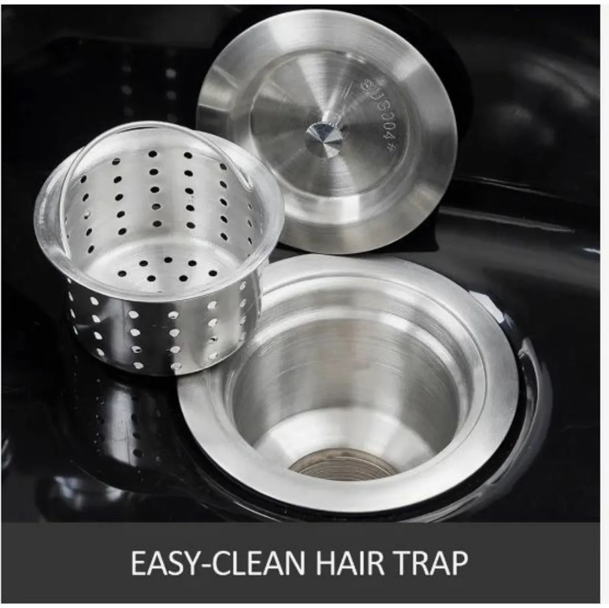 Shampoo Bowl Black ABS Plastic Salon - Image 4