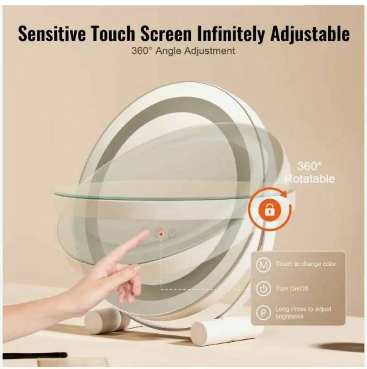 12” Vanity Mirror With Lights - Image 4