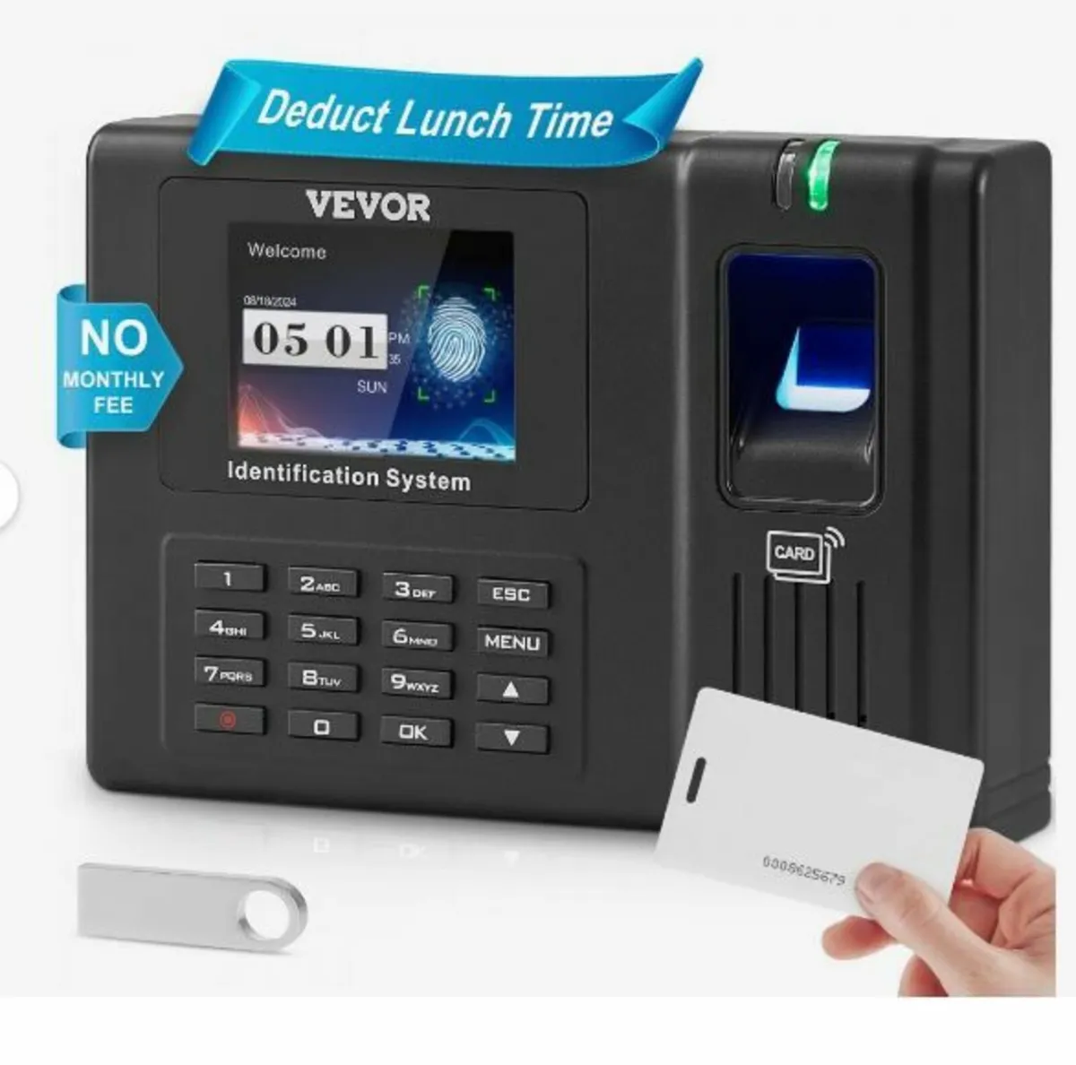 Time Clock, Employee Attendance Machine - Image 1