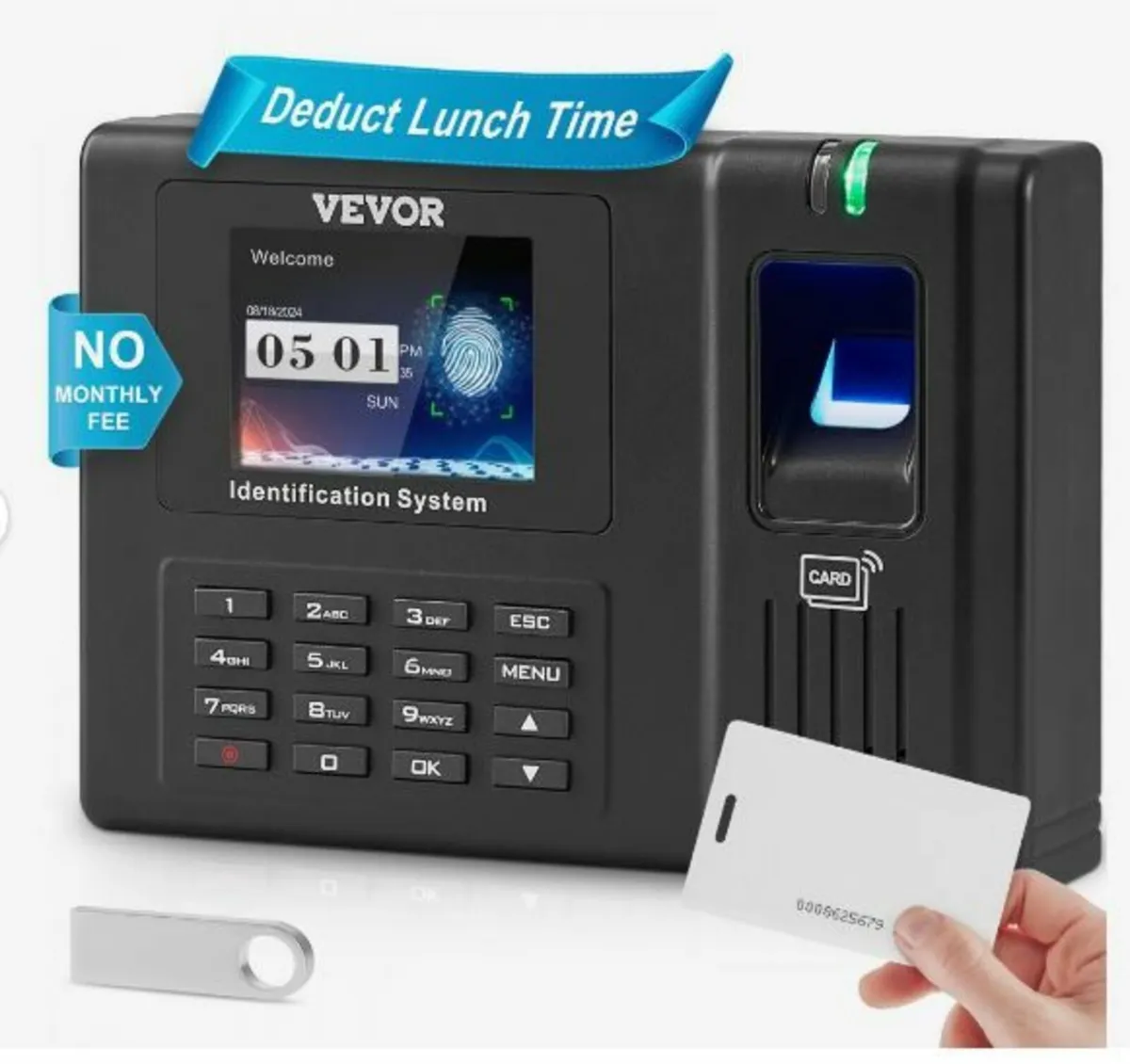 Time Clock, Employee Attendance Machine - Image 2