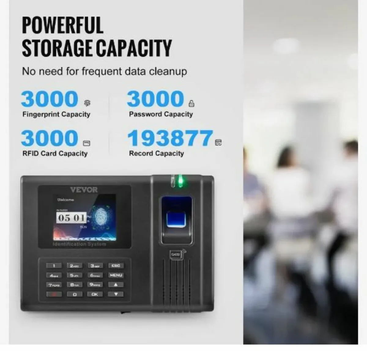 Time Clock, Employee Attendance Machine - Image 4