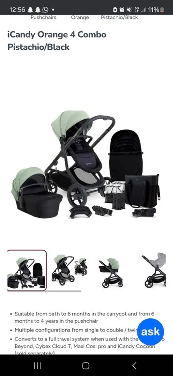 Double pram - Image 1