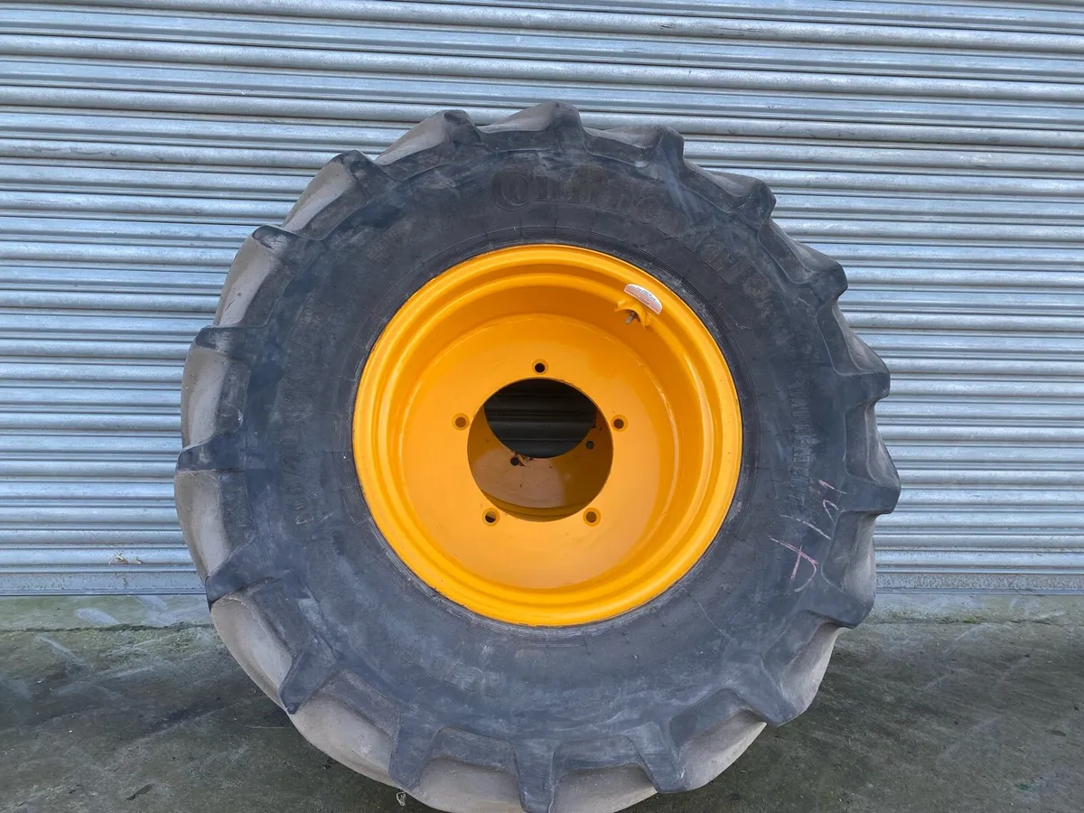 5 stud JCB 500/70R24 spare wheel suit TM310/320 - Image 2