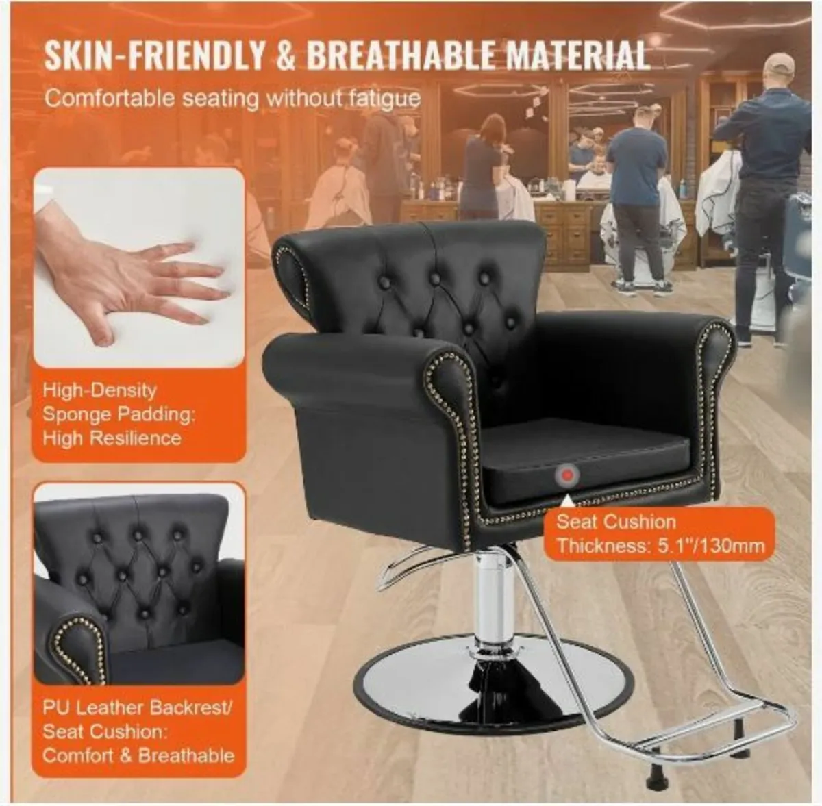 Salon Chair, Barber Chair - Image 2