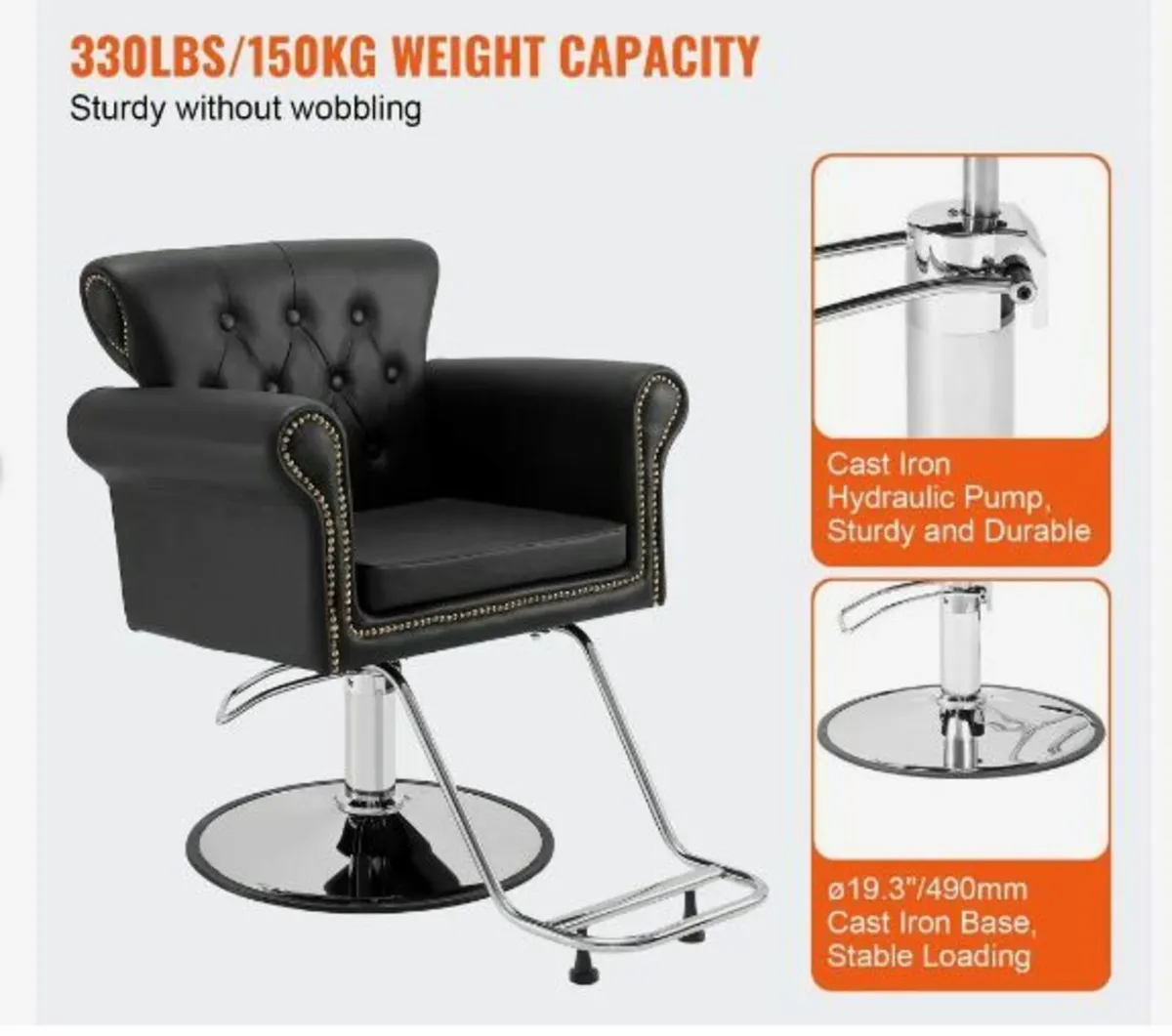 Salon Chair, Barber Chair - Image 3