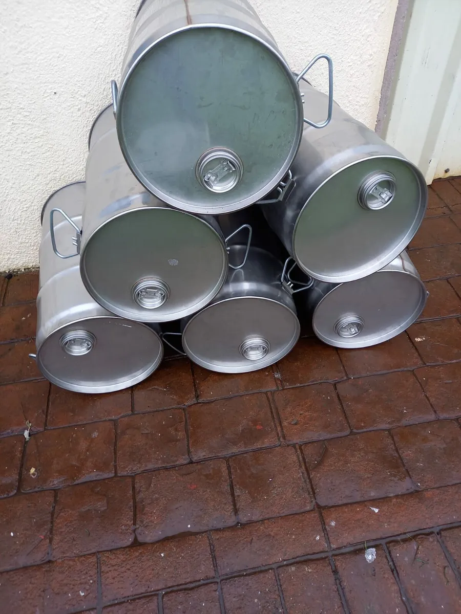 30lt stainless steel drums - Image 2
