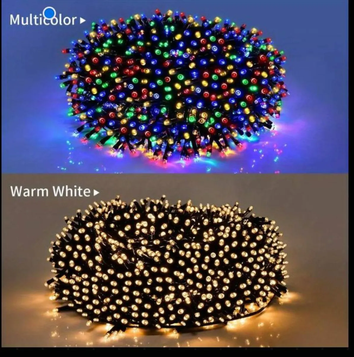 multi-coloured/warm white 40 m outdoor/indoor
