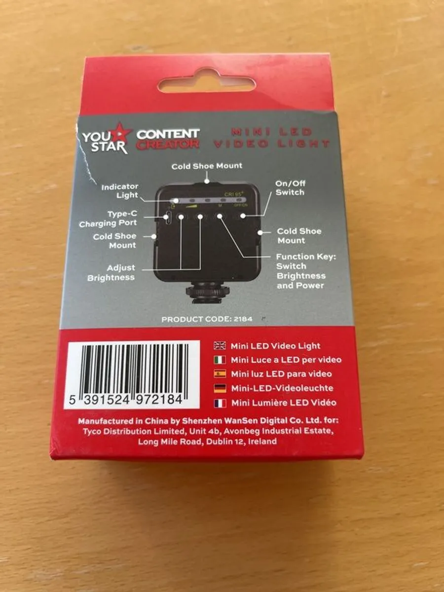 Mini LED video light for Phone or DSLR camera - Image 3