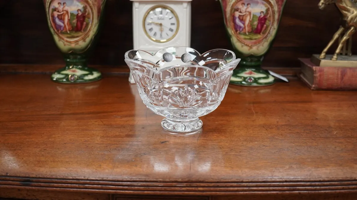 Waterford Crystal Scallop Pedestal Bowl - Image 1