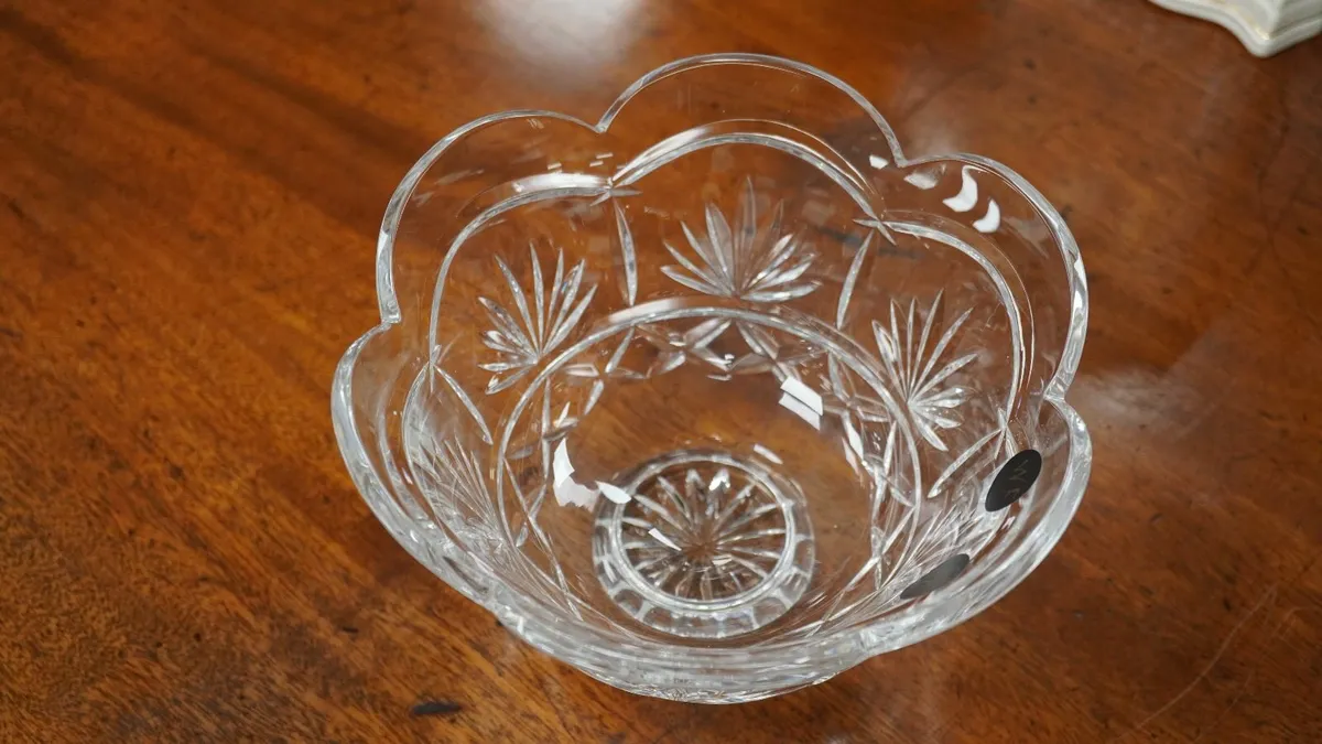 Waterford Crystal Scallop Pedestal Bowl - Image 3