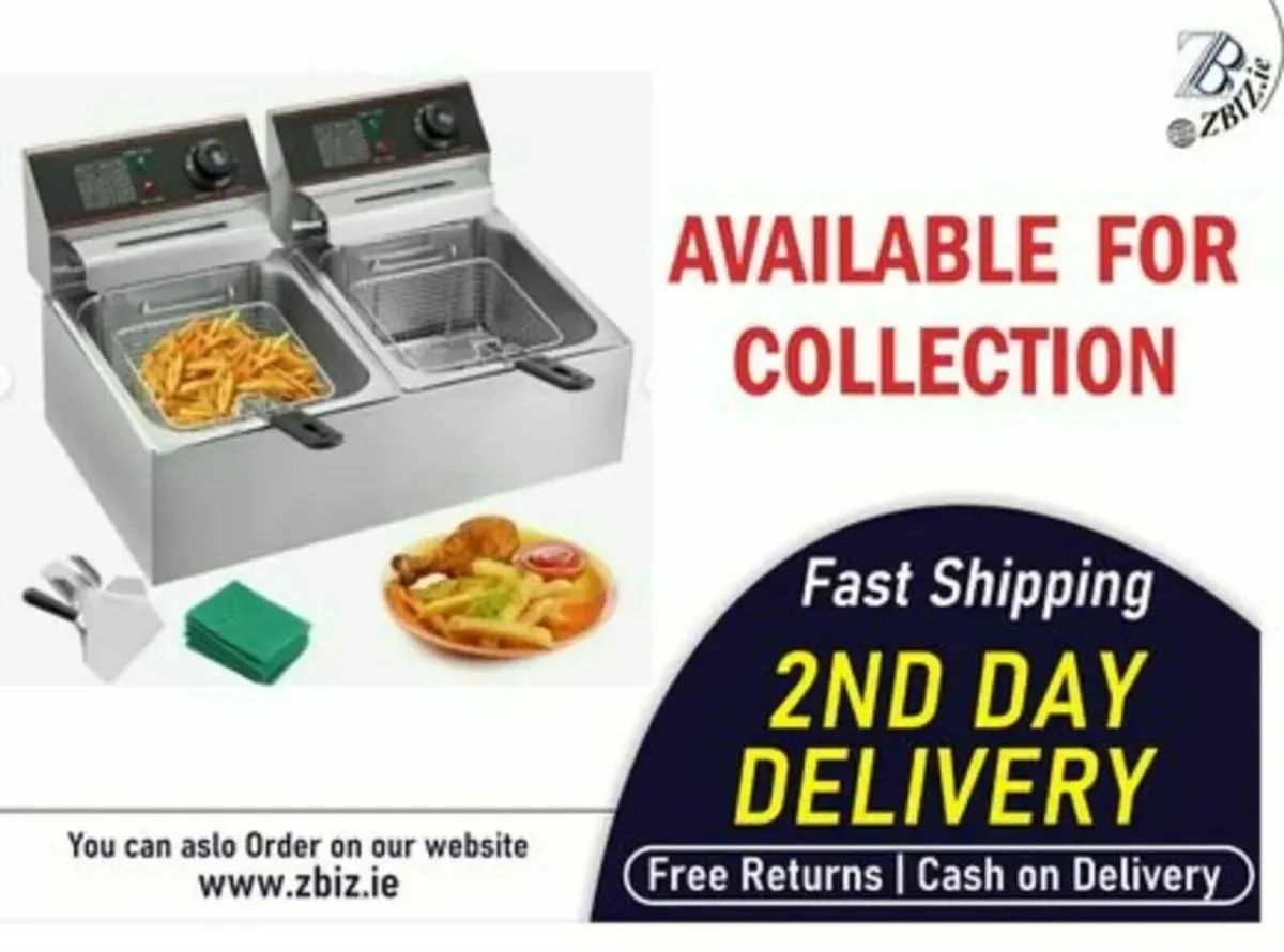 Deep Fryer 12L – Commercial Electric 5000W - Image 1