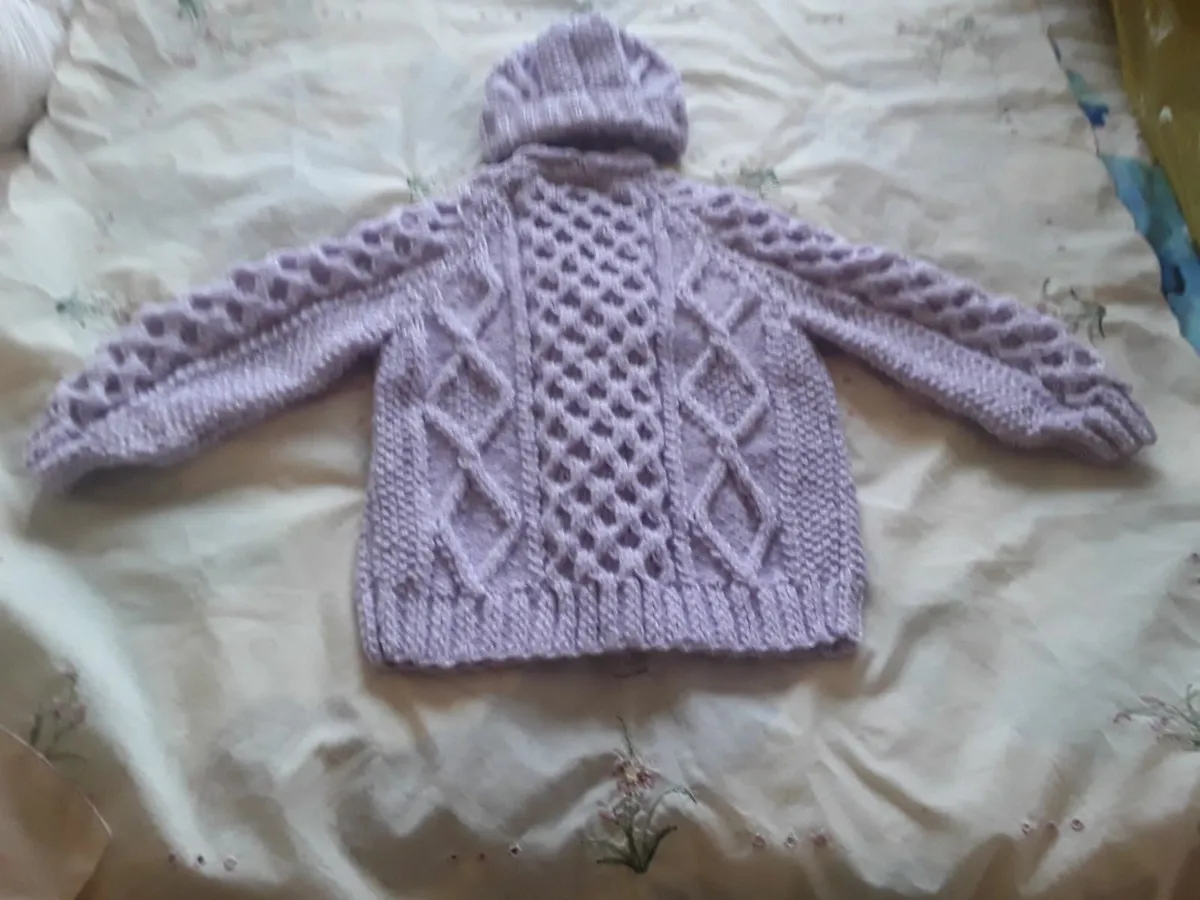 Brand new hand knitted Baby Aaron cardigan - Image 2