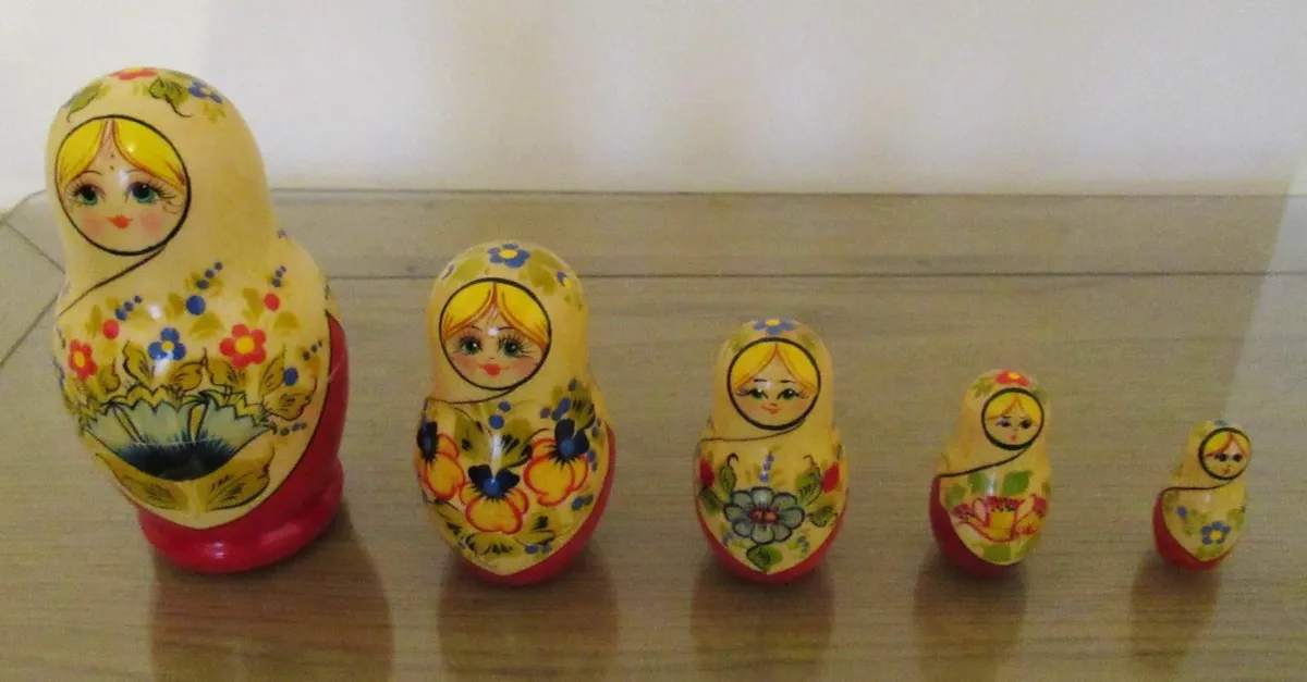 antique vintage Russian Doll CHRISTMAS GIFT  RARE - Image 3