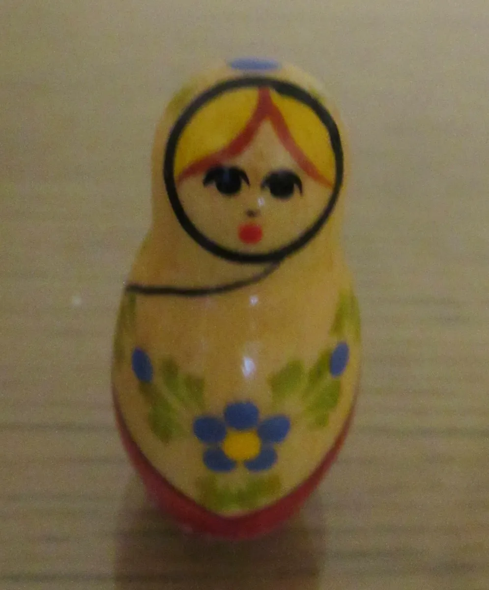 antique vintage Russian Doll CHRISTMAS GIFT  RARE - Image 4
