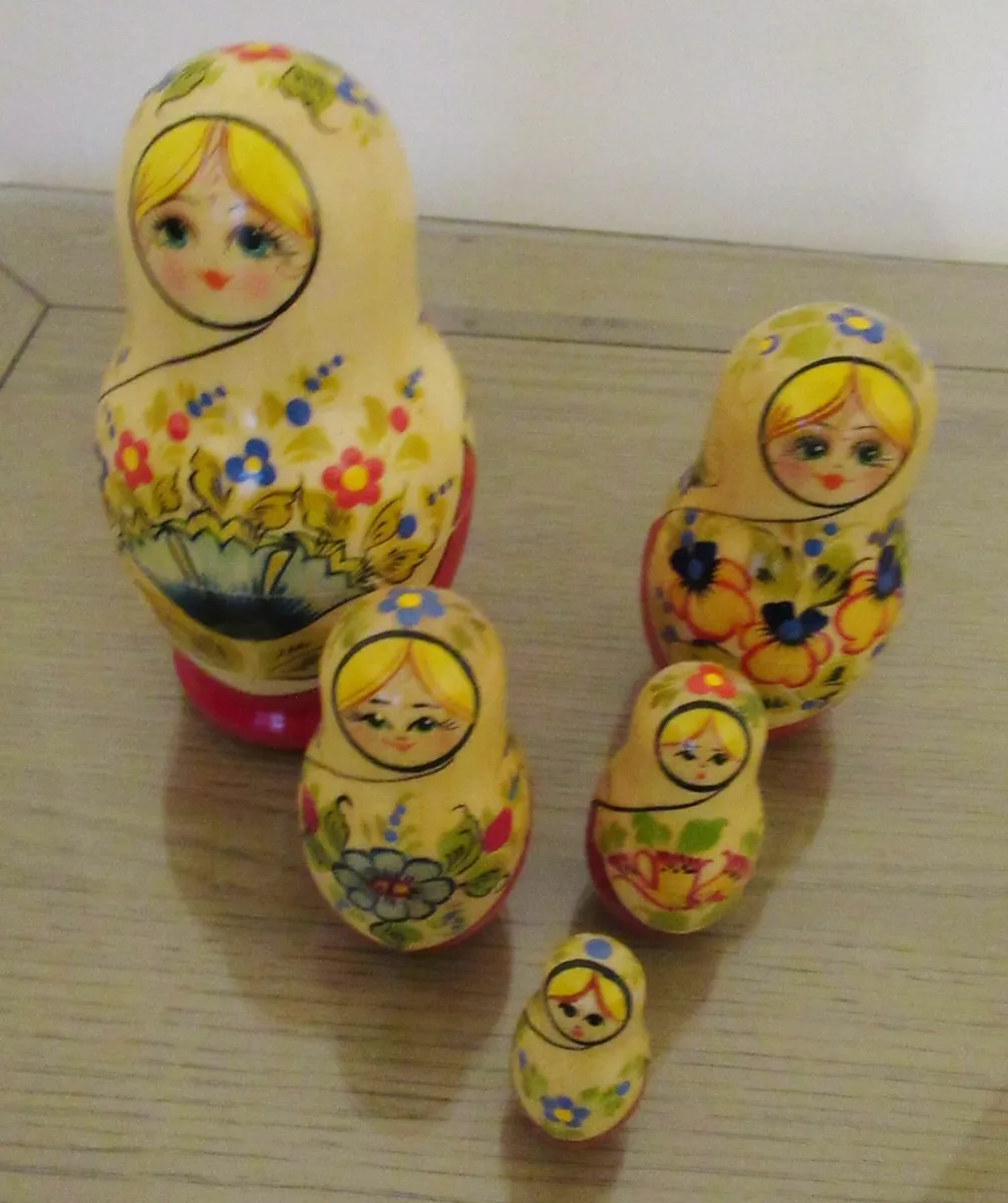 antique vintage Russian Doll CHRISTMAS GIFT  RARE - Image 2