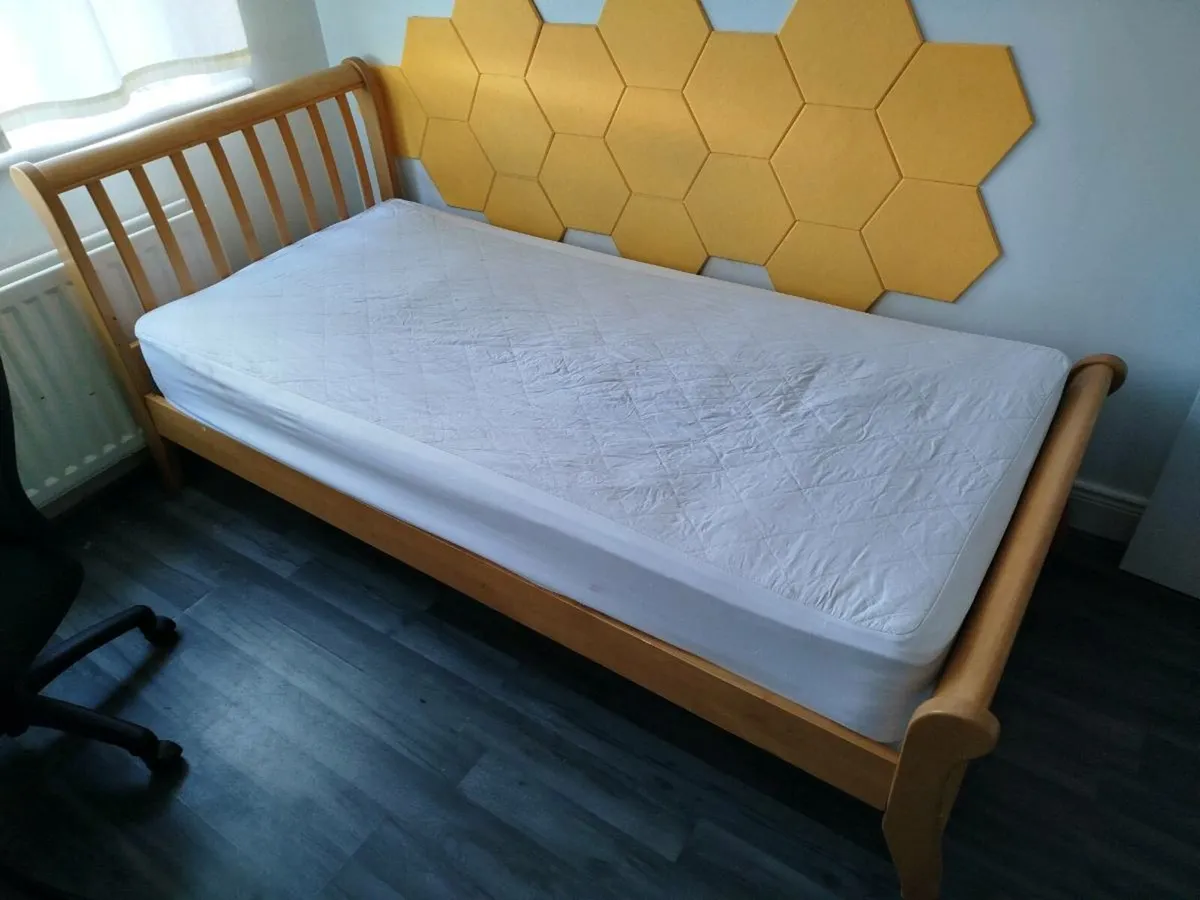 Single Bed Coffee Table Desk Chair - Image 1