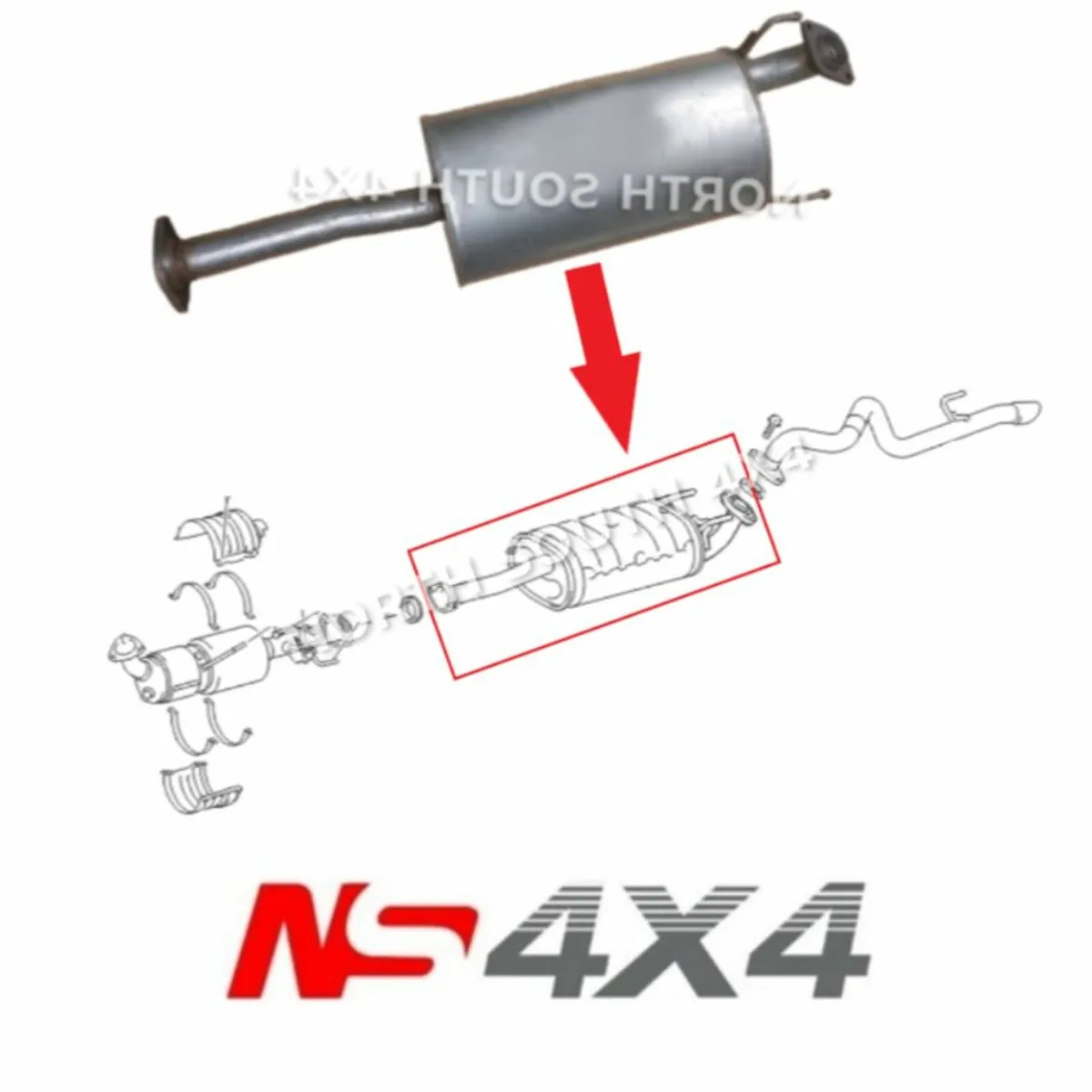 Toyota Land Cruiser 150 2014-2017 Exhaust Parts - Image 2