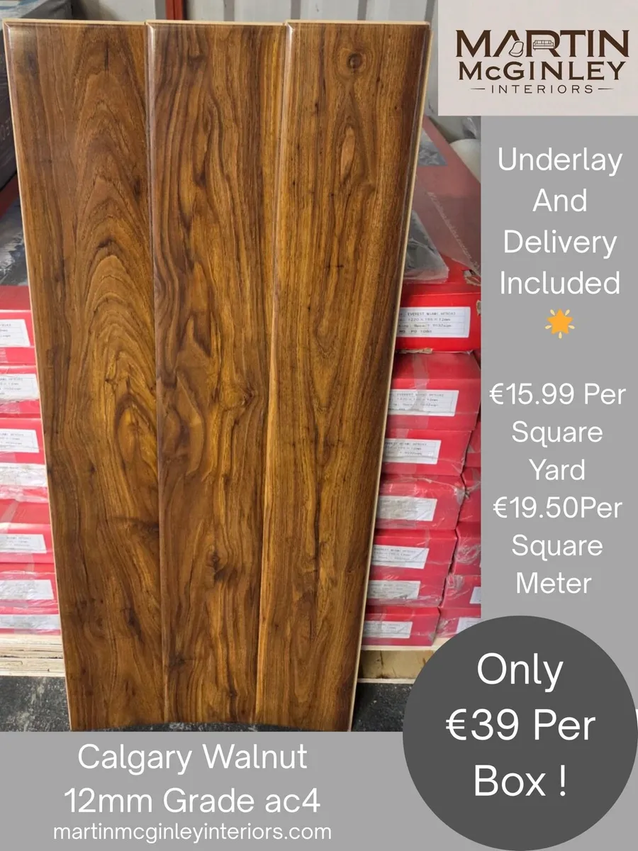 New Calgary Walnut Flooring 12mm - Image 1