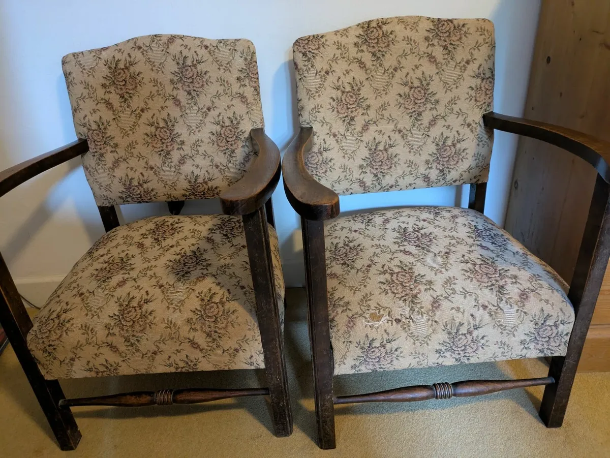 Pair of armchairs